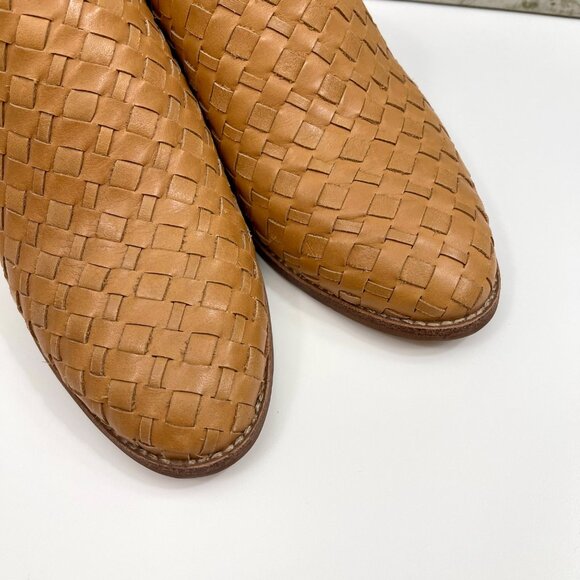 Madewell The Harper Mule in Tan Woven Leather Size 7 - Picture 8 of 14